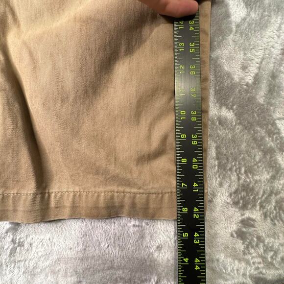 Distressed Carhartt Relaxed Fit Washed Twill Khaki Pants B324-DKH Size 38X32 - Picture 5 of 7